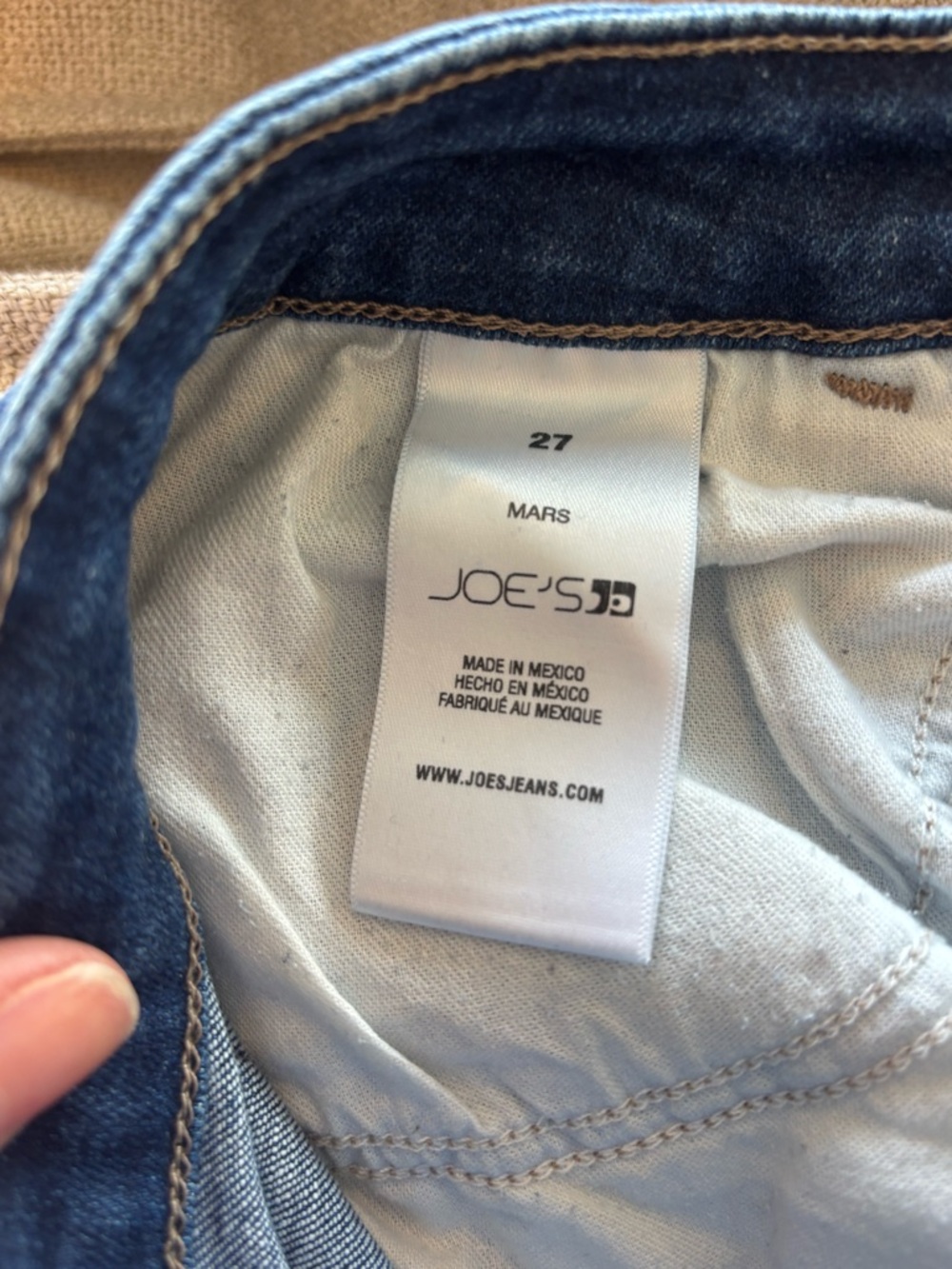Joe's Jeans Women's Indigo Skinny Jeans - Picture 5 of 6
